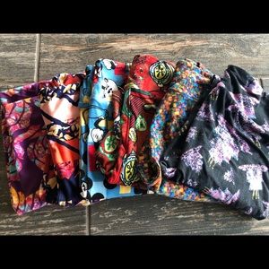 Set of 6 pairs of OS LuLaRoe leggings